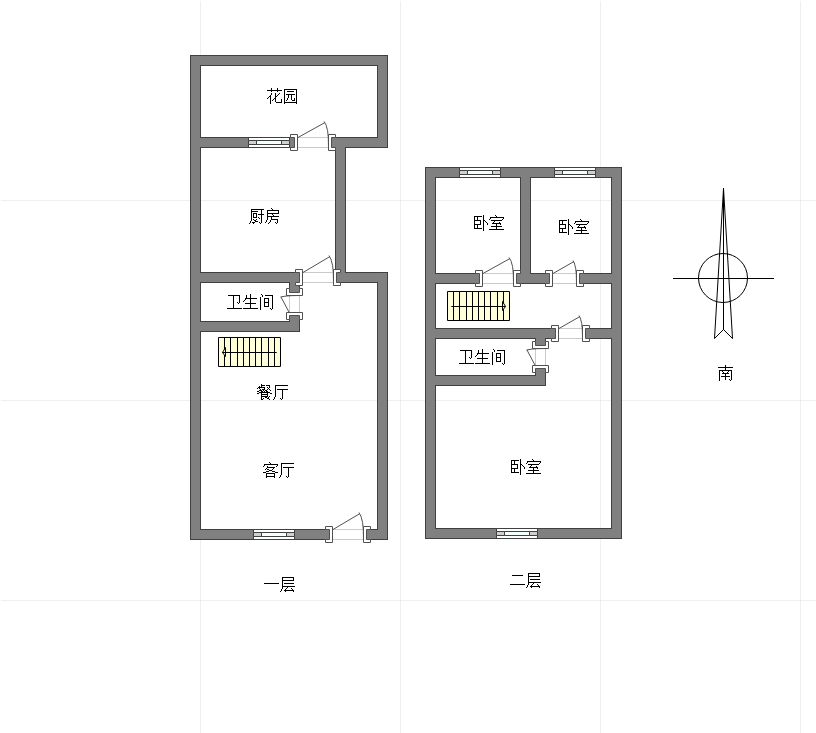 北部新区 逸翠庄园一期三房153.4万二手房户型图